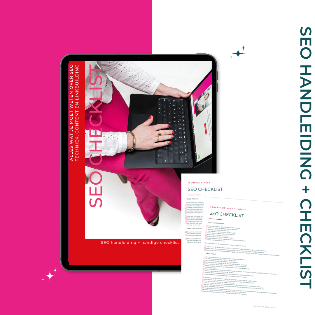 SEO Handleiding & Checklist mock-up